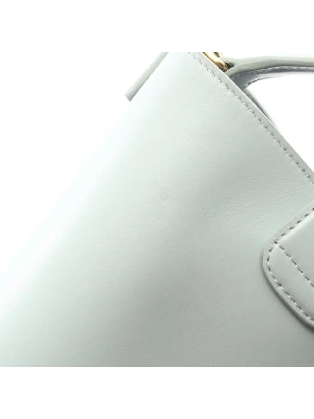 Celine Handbag Triomphe Mini Bucket Louise 10 N473 ghj.07 ic Blue Gray Leather - Picture 8 of 8